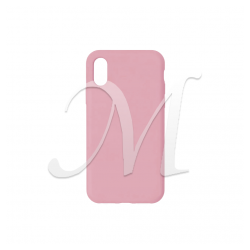 Cover morbida in silicone per Apple iPhone X e iPhone XS rosa