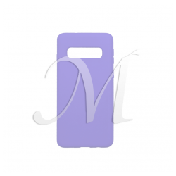 Cover morbida in silicone per Samsung Galaxy S10 lilla