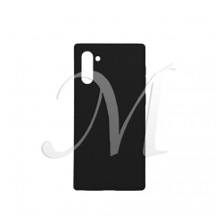 Cover morbida in silicone per Samsung Galaxy Note 10 nero