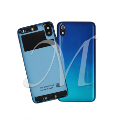 Scocca posteriore per Xiaomi Redmi 7A con lente fotocamera già montata blu Scocca posteriore per Xiaomi Redmi 7A con lente fotocamera già montata blu
