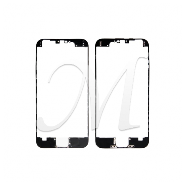 Cornice front frame anteriore per Apple iPhone 6 telaio display con colla  nero (black)